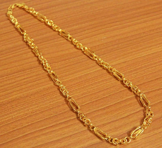ARTIFICIAL BRASS GOLD PLATED UNISEX CHAIN