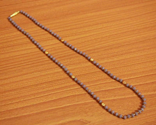 Move Crystal & Gold bead Necklace