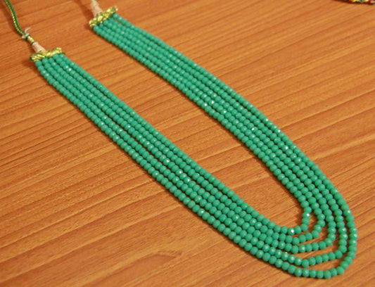 Green Swarowki Crystal Necklace