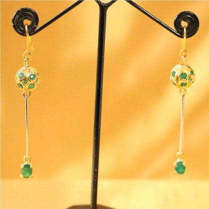 Beautiful green onyx dangler