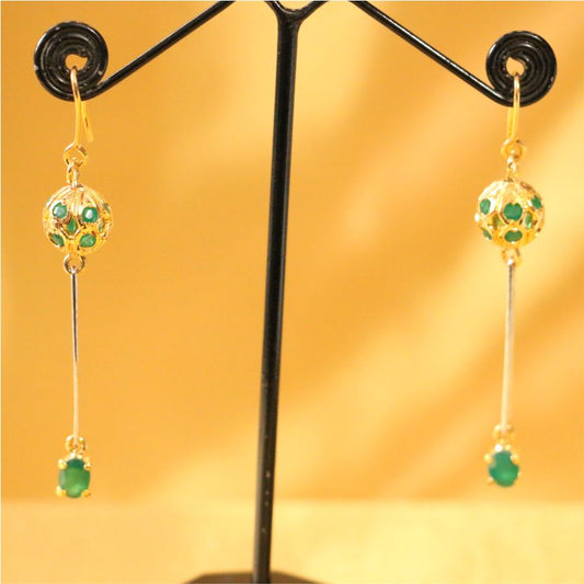 Beautiful green onyx dangler