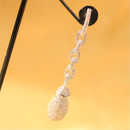 Beautiful american diamond dangler